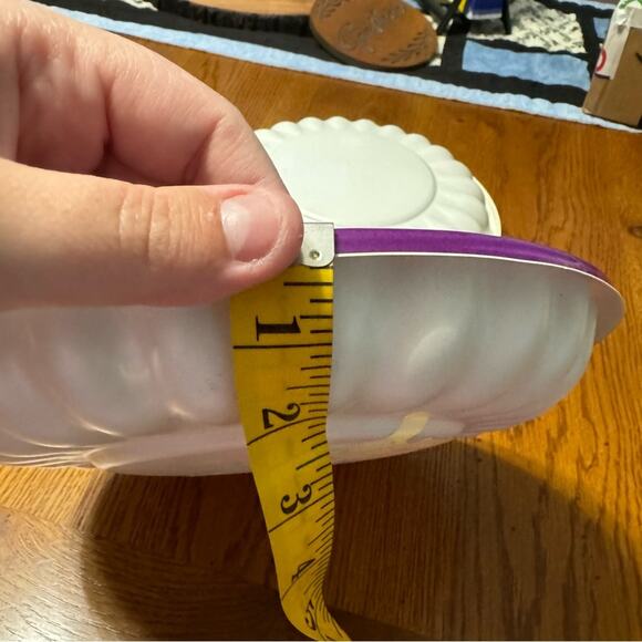 Vintage Berman Industries Set of 2 Halloween Molded Plastic Serving Plates Witch - Picture 5 of 7